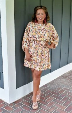 First Love - D12135 - 71222 Made For The Shade Floral Dress - Multi