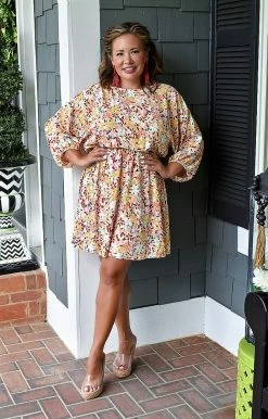 First Love - D12135 - 71222 Made For The Shade Floral Dress - Multi