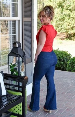 TCEC - CT7371 - 22622 Simply Elegant Bodysuit - Red