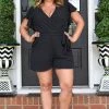 Spin USA - R3315 - 72321 Lovely Story Romper - Black BOTTOMS