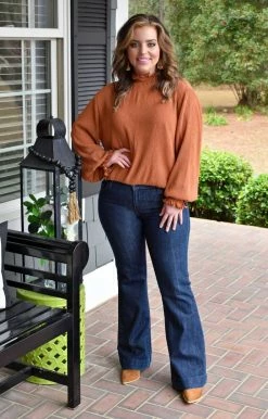 143 Story - ITM7574-PP - 12322 Before It's Over Top - Terra Cotta TOPS 7 143 Story - ITM7574-PP - 12322 Before It's Over Top - Terra Cotta TOPS