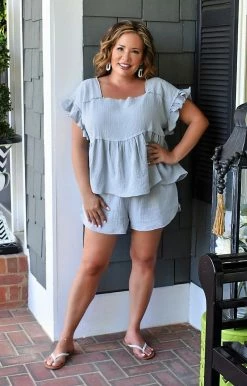 143 Story - IPM7963-PP - 6922 BOTTOMS Weekend Living Shorts - Slate