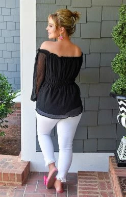 143 Story - ITM7761-PP - 6822 TOPS Think Of You Top - Black 6 143 Story - ITM7761-PP - 6822 TOPS Think Of You Top - Black