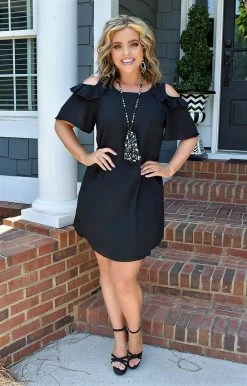 Spin USA - MD3705 - 62822 DRESSES Perfectly Innocent Dress - Black