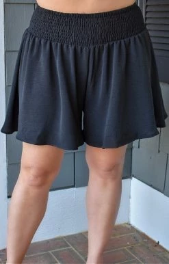 White Birch - P77047A1XL - 21922 BOTTOMS Thoughtful Reminder Shorts - Black