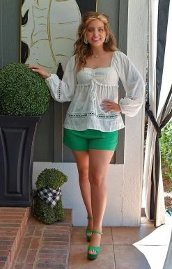 TCEC - CP9442 - 32222 Making It Happen Shorts - Kelly Green BOTTOMS