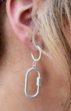 What's Hot - QE26698-MS - 51122 Accessories Collecting Crushes Earrings - Silver