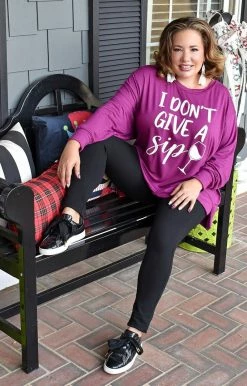 Sew In Love - ET928-13RS - 121121 Graphic Tees I Don't Give A Sip Graphic Top 6 Sew In Love - ET928-13RS - 121121 Graphic Tees I Don't Give A Sip Graphic Top