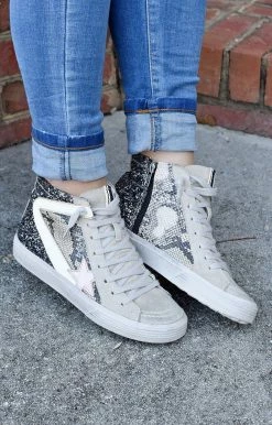Shu Shop - PASSION - 122821 SHU SHOP - Passion Hi Top Sneaker - Pink Snake SHOES