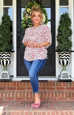 Spin USA - 5039 - 5722 The Sweetest Reason Oversized Leopard Top