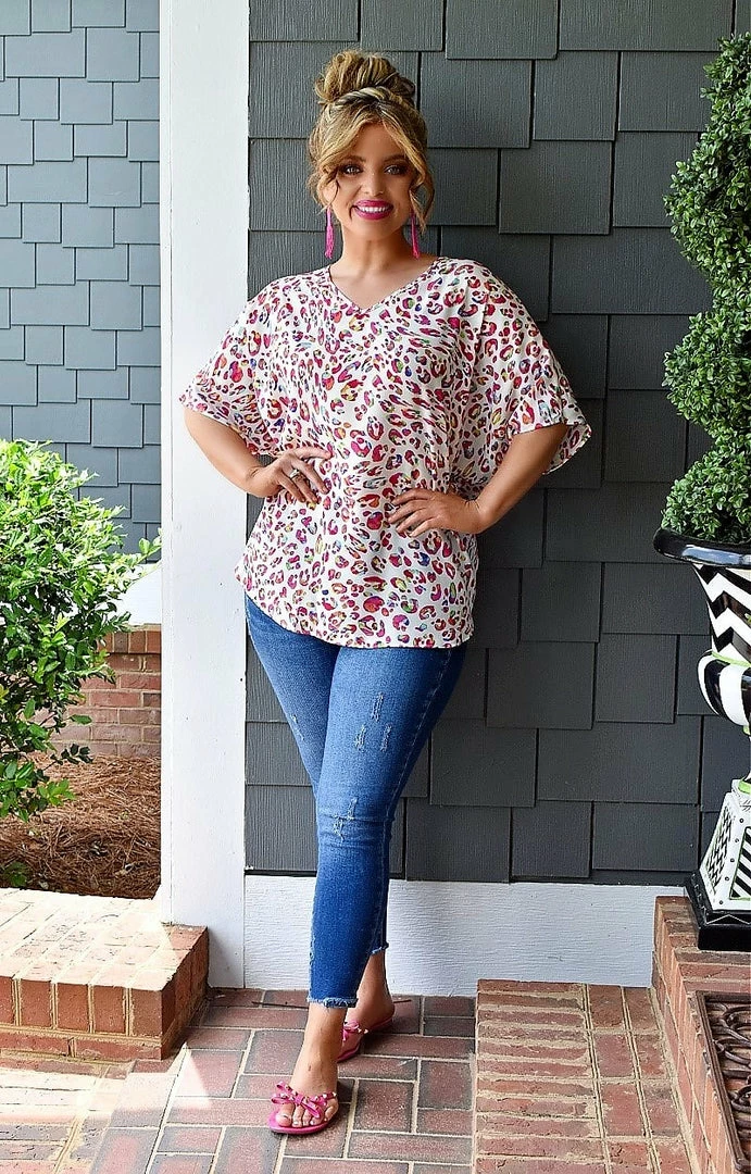 Spin USA - 5039 - 5722 The Sweetest Reason Oversized Leopard Top 4 Spin USA - 5039 - 5722 The Sweetest Reason Oversized Leopard Top