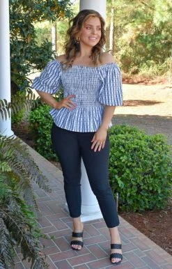 White Birch - T3686A1XL - 21422 TOPS Innocent Soul Print Top - Black/White