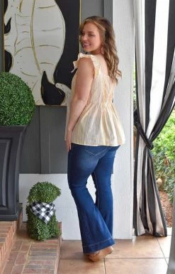 Davi & Dani - DT14018PER - 2922 TOPS Spare Me The Details Top - Multi