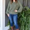 Davi & Dani - DWT91257PER - 12122 TOPS I've Got Forever Sweater - Sage