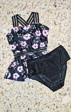 Queen - 122532 - 33022 SWIMWEAR Island Charmer Two Piece Skirted Swimsuit