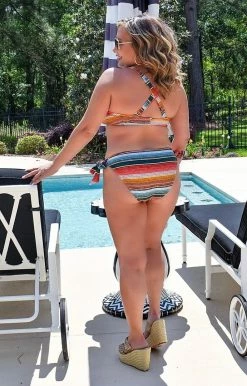 Unique Vintage - CZ196 - 5522 Dancing In The Sand Bikini Top SWIMWEAR