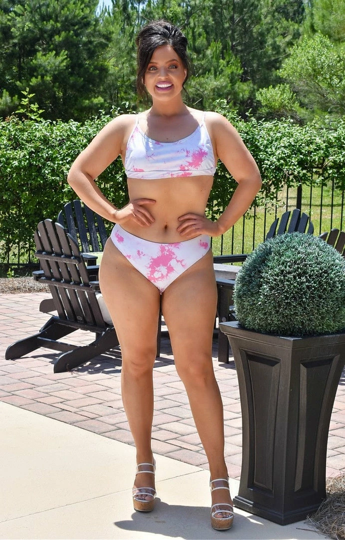 Davi & Dani - DIB08064PER - 6321 SWIMWEAR Just Add Water Tie Dye Bikini Top 1 Davi & Dani - DIB08064PER - 6321 SWIMWEAR Just Add Water Tie Dye Bikini Top