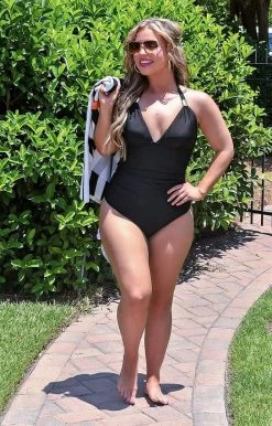 Queen - 103068 - 52122 Off The Coast One Piece Swimsuit - Black SWIMWEAR 5 Queen - 103068 - 52122 Off The Coast One Piece Swimsuit - Black SWIMWEAR