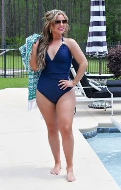 Queen - 103068 - 52022 Off The Coast One Piece Swimsuit - Navy