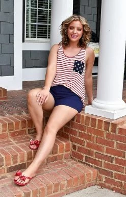 Heimish - ST6000-15 - 53022 All American Babe Print Top