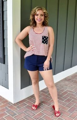 Heimish - ST6000-15 - 53022 All American Babe Print Top