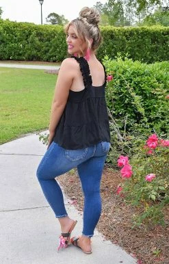 Andree - T10430-PP - 51022 TOPS Caught In A Moment Top - Black