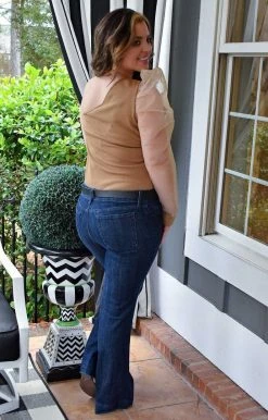 TCEC - CT7418 - 12322 TOPS Make A Statement Bodysuit - Beige