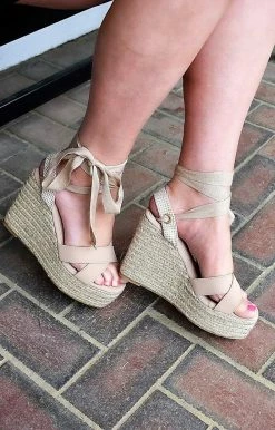 DDK Footwear - SABBER-68 - 31222 SHOES Making Decisions Wedge - Natural