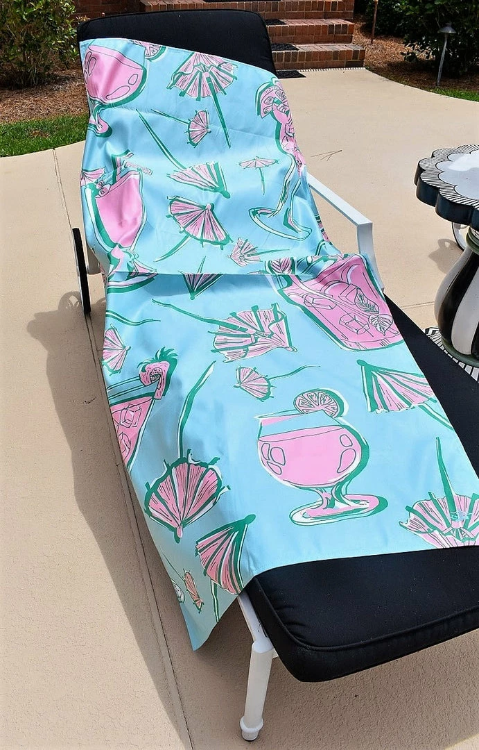 The Royal Standard - 128122011 - 6522 SWIMWEAR Mai Tai Beach Towel - Aruba Blue 1 The Royal Standard - 128122011 - 6522 SWIMWEAR Mai Tai Beach Towel - Aruba Blue