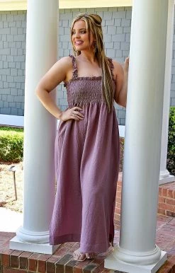 Heimish - WD1003F - 42522 Heat Of The Moment Maxi Dress - Dark Mauve