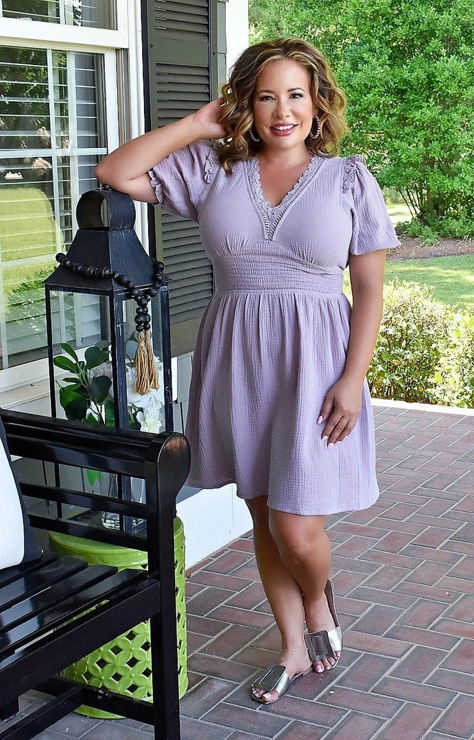 143 Story - IDM8103-PP - 6122 Forever Lovely Dress - Lavender DRESSES 4 143 Story - IDM8103-PP - 6122 Forever Lovely Dress - Lavender DRESSES