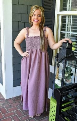Heimish - WD1003F - 42522 Heat Of The Moment Maxi Dress - Dark Mauve