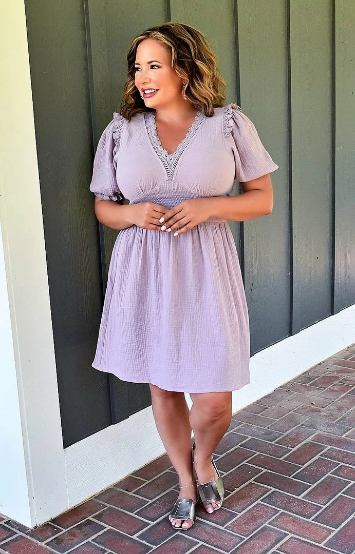 143 Story - IDM8103-PP - 6122 Forever Lovely Dress - Lavender DRESSES 2 143 Story - IDM8103-PP - 6122 Forever Lovely Dress - Lavender DRESSES