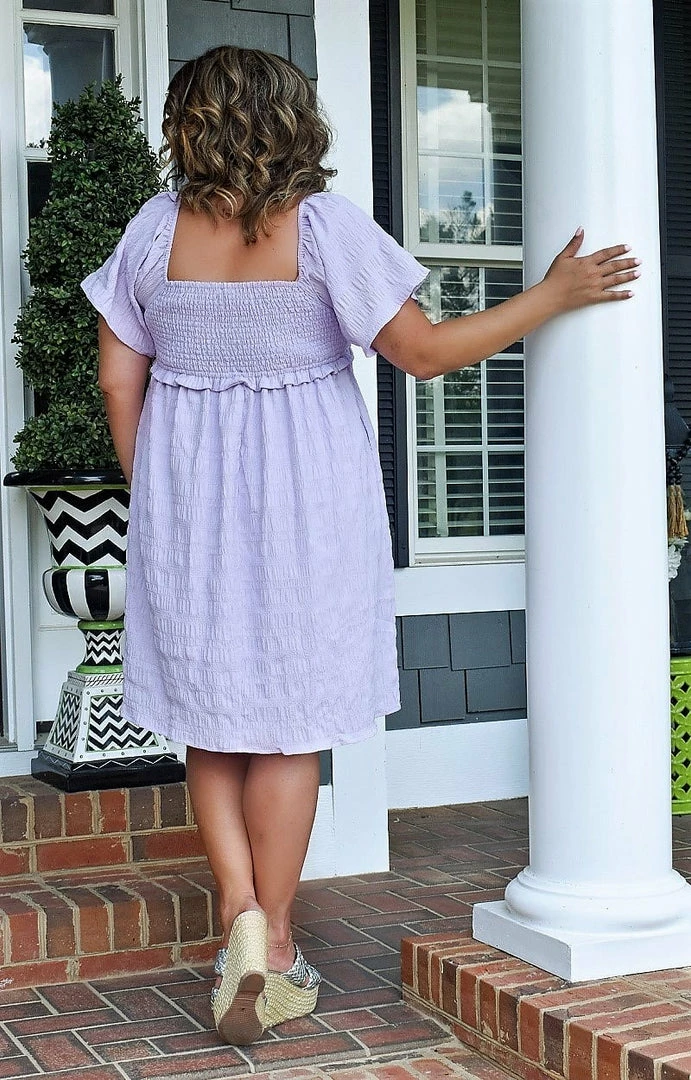 143 Story - IDM8090-PP - 6422 Familiar Style Dress - Lilac DRESSES 3 143 Story - IDM8090-PP - 6422 Familiar Style Dress - Lilac DRESSES