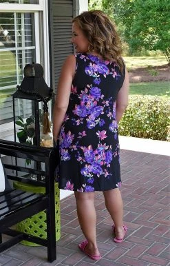 Heimish - BL-SD1062-17 - 62522 DRESSES Just So Sweet Floral Dress - Black