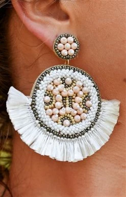 Anarchy Street - E05308 - 7122 Accessories Weekend Obsession Earrings - Ivory