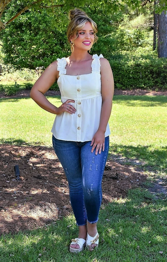 Staccato - 18528A-PP - 51622 Dreaming Of Us Top - White TOPS 1 Staccato - 18528A-PP - 51622 Dreaming Of Us Top - White TOPS