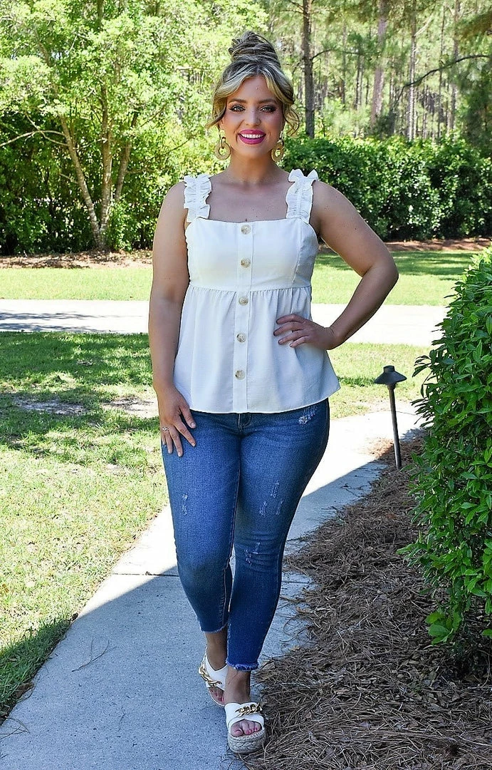 Staccato - 18528A-PP - 51622 Dreaming Of Us Top - White TOPS 4 Staccato - 18528A-PP - 51622 Dreaming Of Us Top - White TOPS