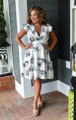 First Love - ID189 - 72222 Always The One Floral Dress - White