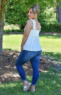 Staccato - 18528A-PP - 51622 Dreaming Of Us Top - White TOPS 6 Staccato - 18528A-PP - 51622 Dreaming Of Us Top - White TOPS