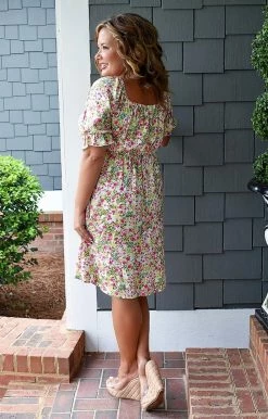 First Love - D11090-1 - 72022 On Your Best Day Floral Dress - Ivory DRESSES 6 First Love - D11090-1 - 72022 On Your Best Day Floral Dress - Ivory DRESSES