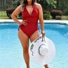 Queen - 122305 - 33022 SWIMWEAR Sunset Shore One Piece Swimsuit - Red