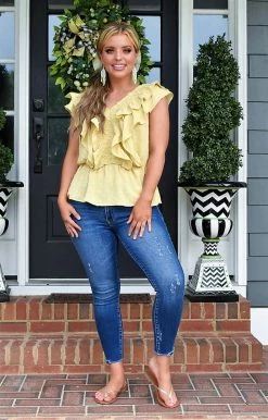 ODDI - IT14877 - 7822 Looking Ahead Top - Honey