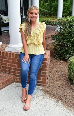 ODDI - IT14877 - 7822 Looking Ahead Top - Honey